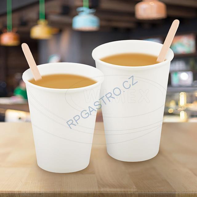 Papírový automatový kelímek bílý 0,18 l (Ø 70 mm) [90 ks] (76202)