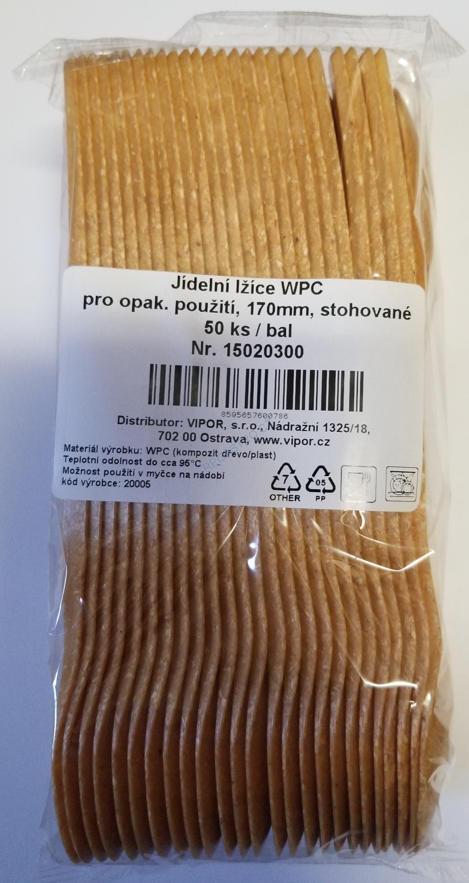 Vidličky (PP) znovu použitelné bílé, 18,5 cm [50 ks] (22007-10C)