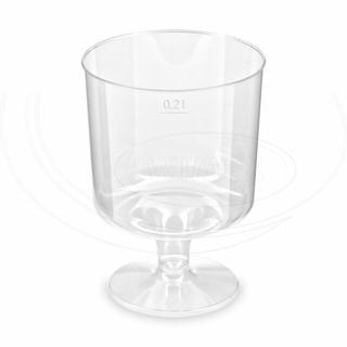 Kelímek krystal na stopce 0,2 l [400 ks] (73112K)