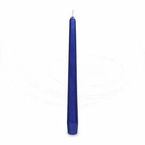 Svíčka kónická 245 mm tmavě modrá [10 ks] (31103)