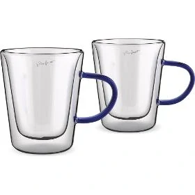 LT9119 Sada termo-sklenic SET TEA MODRÝ 300 ml VASO LAMART, 2 ks
