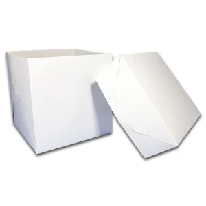 NEPOSÍLÁME - Dortová krabice patrová bílá + víko 30 x 30 x 30 cm [1 ks] (71705.23-E24)