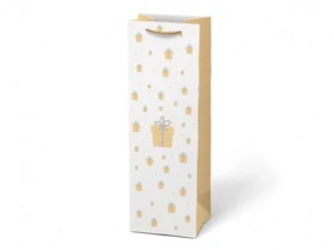 Papírová taška vánoční T12 na lahev V27 12 x 36 x 10 cm (5252733.4)
