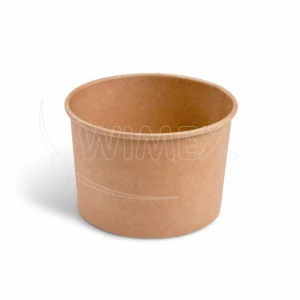 Papírová miska (PAP/PE) kraft Ø110mm 475ml [50 ks](83005)