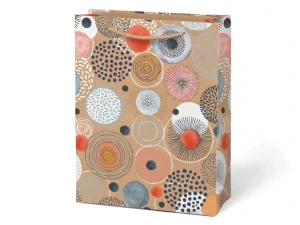 Papírová taška dárková vel.M KRAFT motiv 3, 190x250x90 mm (5251454.3)