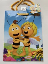 Papírová taška dárková vel.L Včelka Mája motiv 1, 260×320×138 mm (5252555.1)