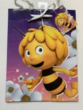 Papírová taška dárková vel.L Včelka Mája motiv 2, 260×320×138 mm (5252555.2)