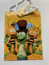 Papírová taška dárková vel.L Včelka Mája motiv 3, 260×320×138mm (5252555.3)