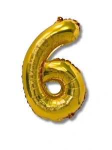 Balónek CONCORDE fóliový 40cm, č.6, zlatá (A296) 