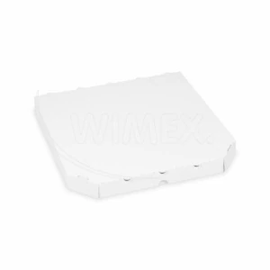 Krabice na pizzu (mikrovlnitá lepenka) E6 extra-pevná bílá 30 x 30 x 3 cm [100 ks] (72080)