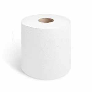 NEPOSÍLÁME - Utěrky (PAP FSC Mix) 2vrstvé s ražbou bílé Ø18cm 19cm x 100m 400 útržků [6 ks] (60119)