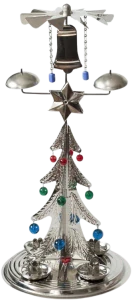 Andělské zvonění - zvonící stromek - stříbrný - doprava zdarma