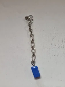 Andělské zvonění - náhradní díl - Řetízek větrníku - stříbrný, 1 ks