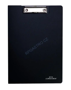 Desky CONCORDE s klipem A4, černý