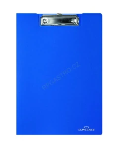 Desky CONCORDE s klipem A4, modrý
