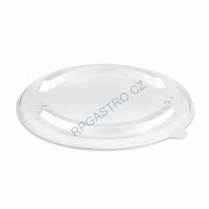 Víčko průhledné (rPET) pro papírové misky Ø185 mm [50 ks] (82801)
