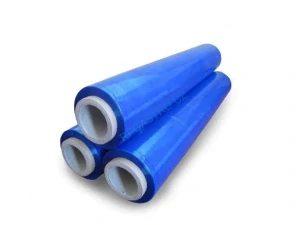Ruční stretch fólie 500 mm - modrá průhledná/ 23mi / 1,8 kg, dutinka 200 g, návin 150 m, 1 role