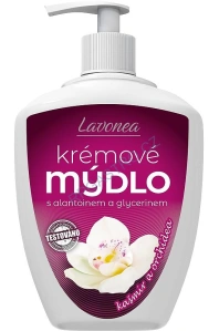 LAVONEA krémové mýdlo KAŠMÍR a ORCHIDEA 500 ml  (P13D)