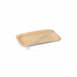 Papírové tácky kraft  10 x 16 cm FCS Mix [100 ks] (48143)