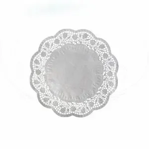 Dekorativní krajky kulaté Ø 22 cm [100 ks] (72322)