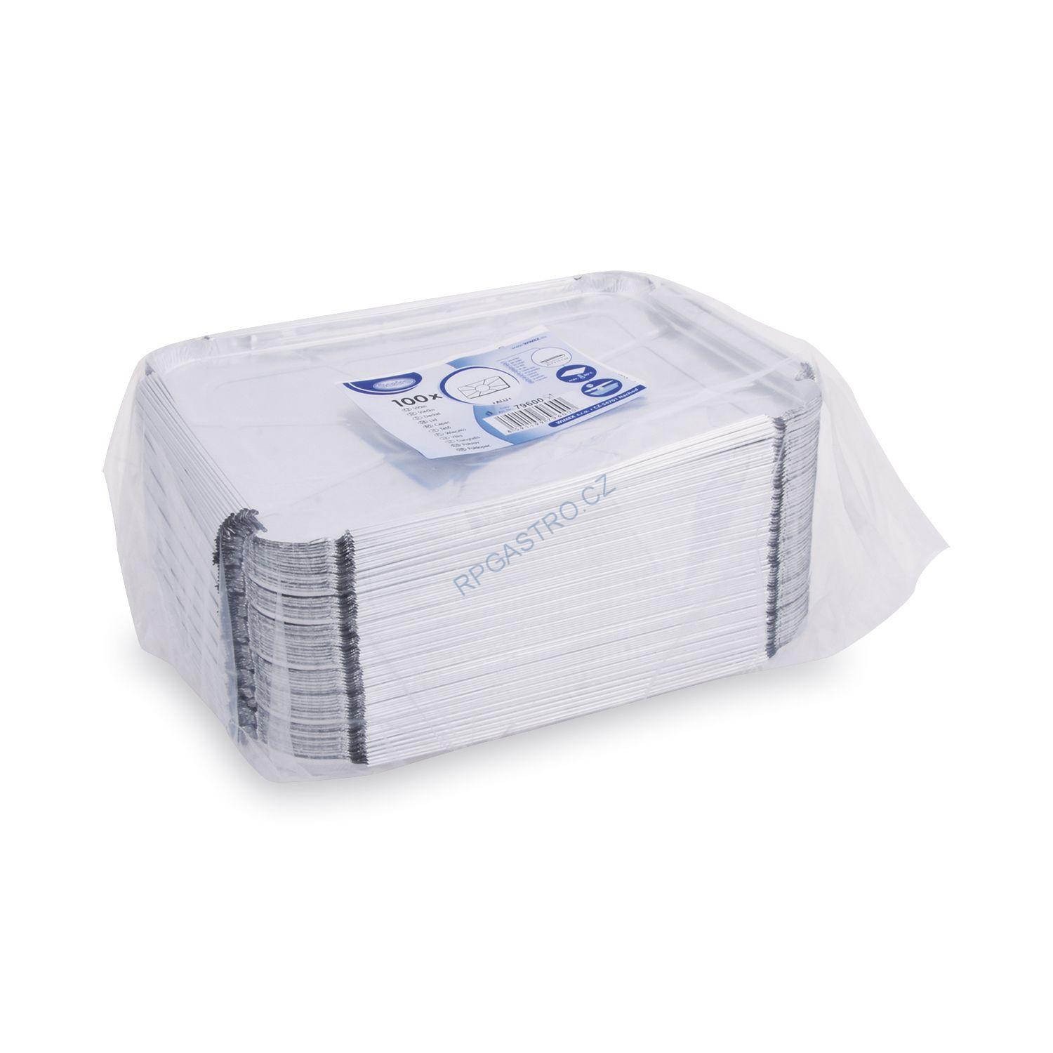 Víčko pro menu mísu ALU 22,7 x 17,7 cm [100 ks] (79600)