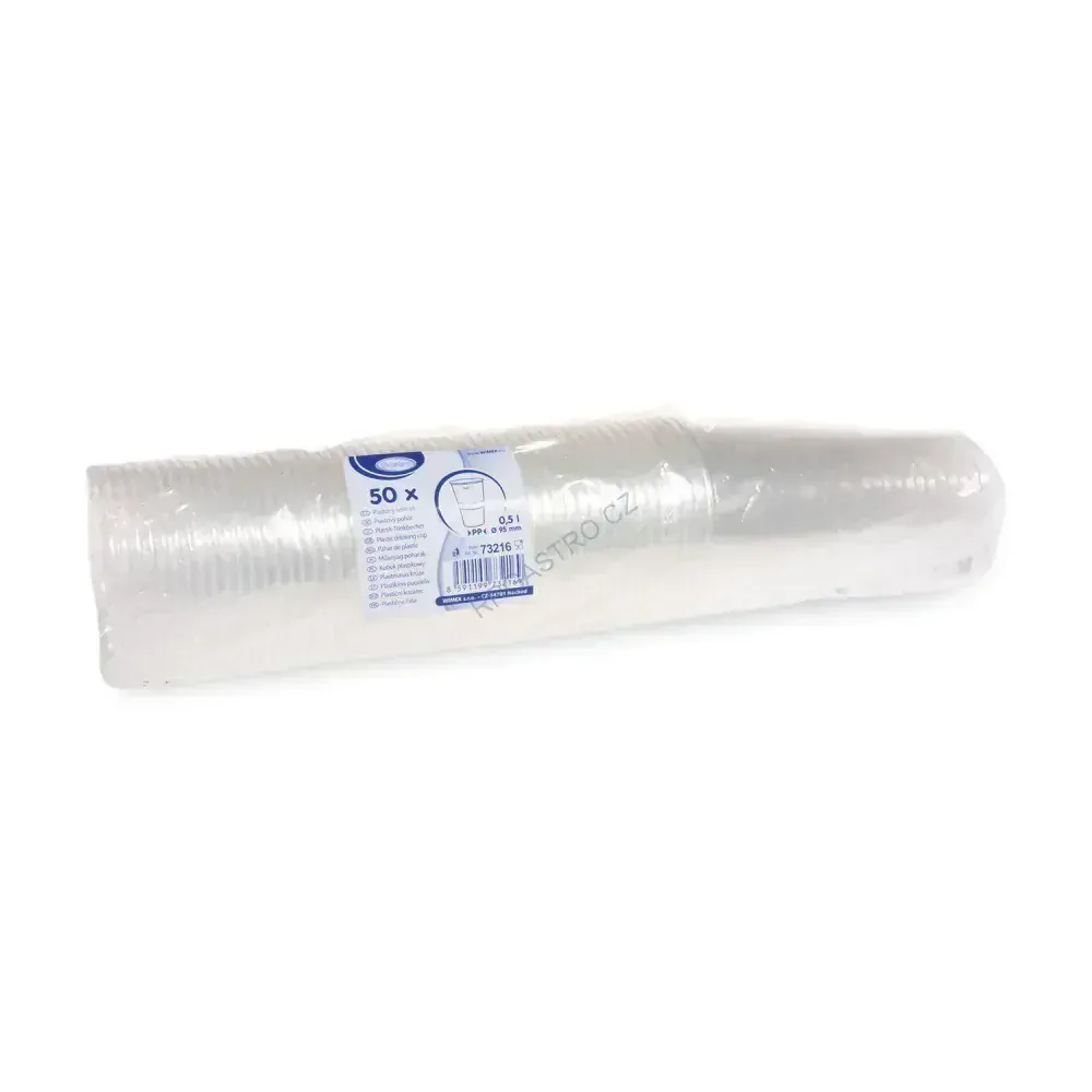 Kelímek průhledný 0,5 l -PP- (Ø 95 mm) [50 ks] (73216-11A, P7B,E63)