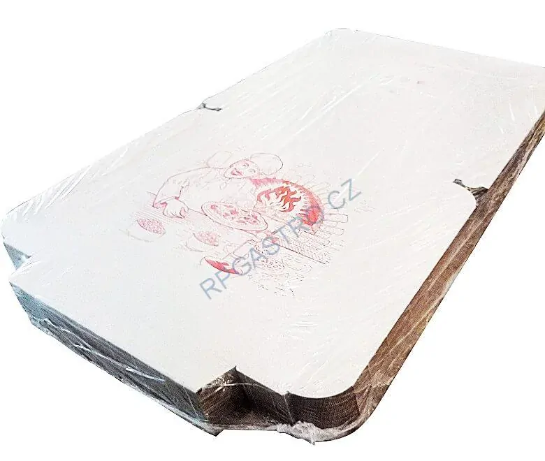 Neposíláme - Krabice na pizzu z vlnité lepenky 45 x 45 x 5 cm [50 ks] (71945.11 - E24) pouze osobní odběr