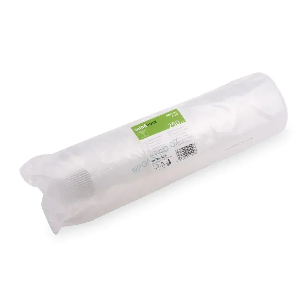 Miska kulatá průhledná 250 ml (PP) [100 ks] (77425)