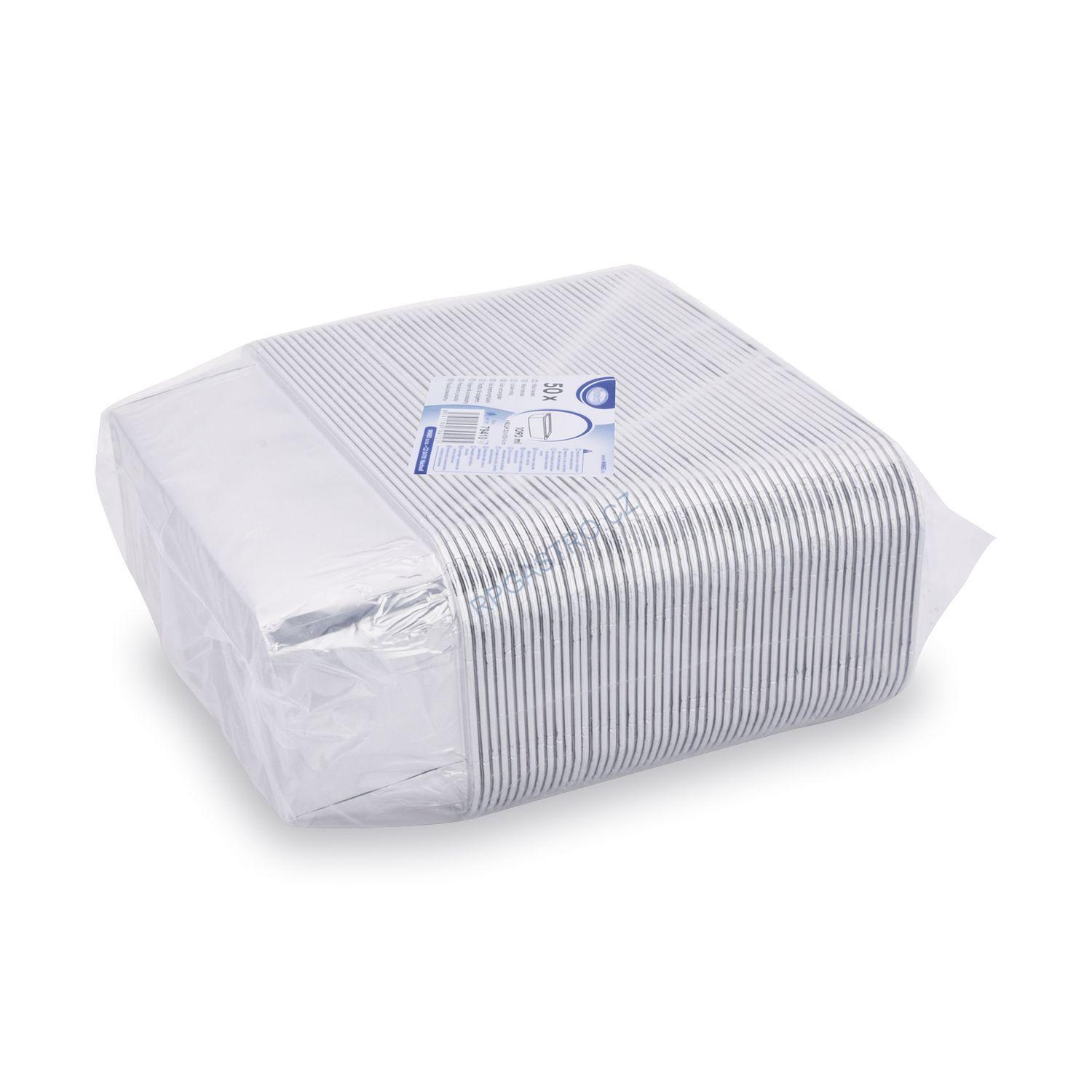 Miska hranatá ALU (1090 ml) 23,2 x 10,8 x 6 cm [50 ks] (79410)