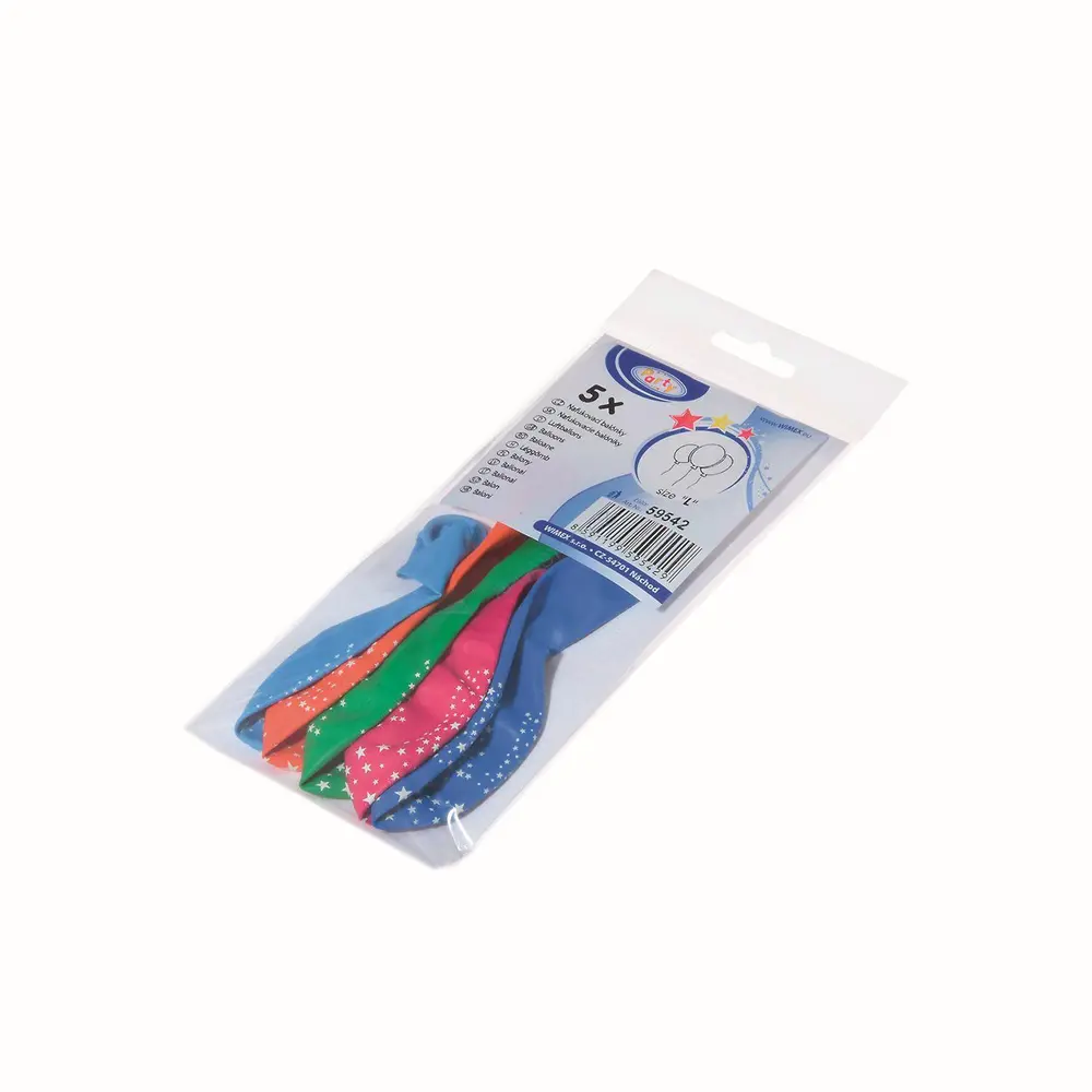 Nafukovací balónky "Hvězdy" L [5 ks] (59542 - 6C)