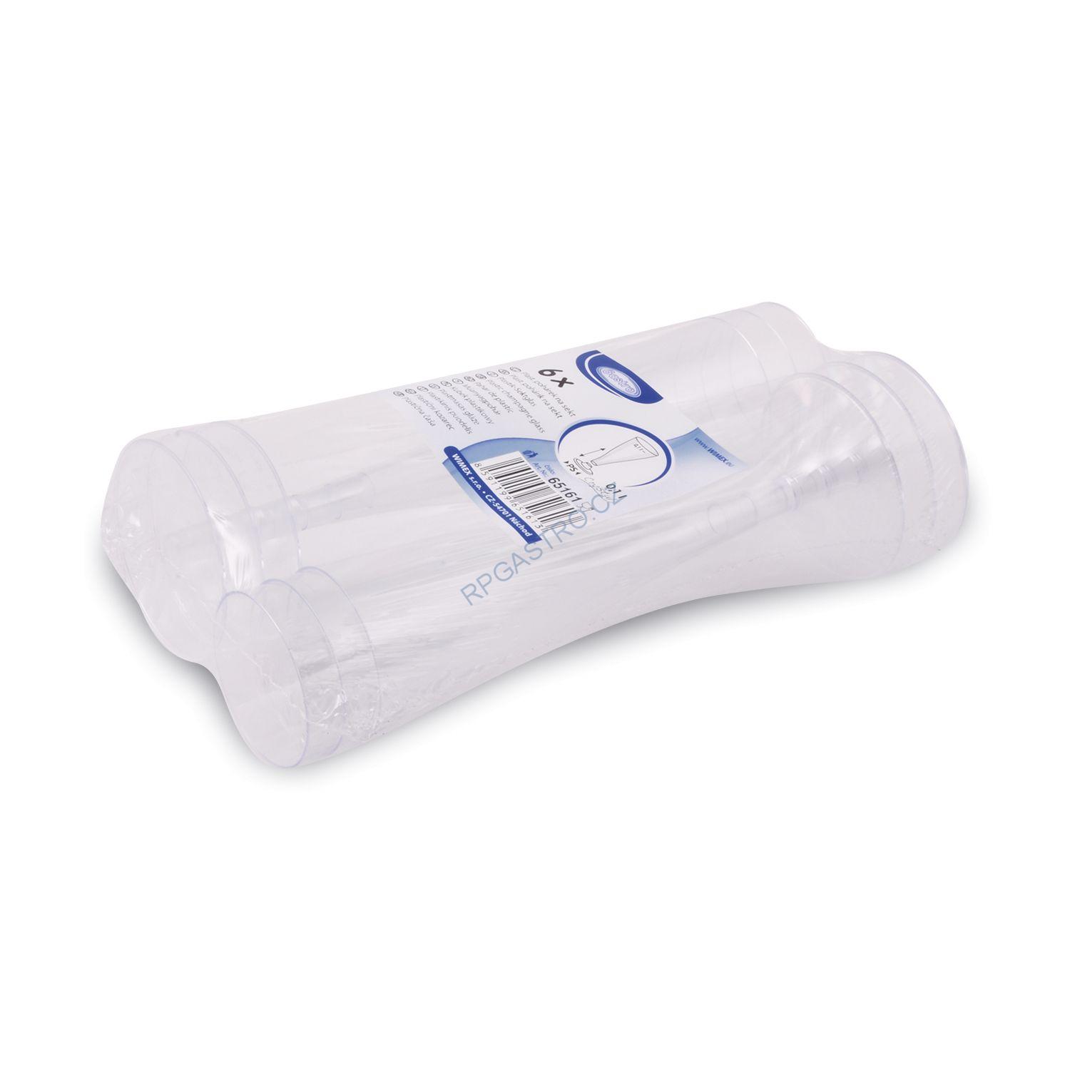 NEPOSÍLÁME - Pohárek na sekt 0,1 l [6 ks] Pouze osobní odběr (65161)