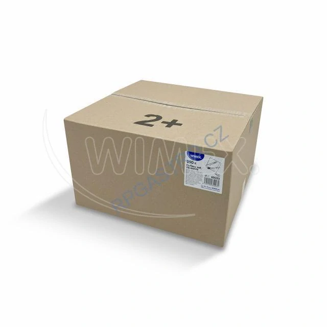 Sada příboru, bílá (nůž + vidlička + ubrousek) hyg. balená, opakovaně použitelná [250 ks] (65023)