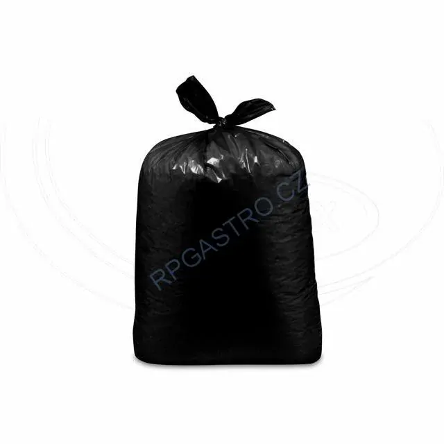 Pytle na odpadky 120 l černé 70 x 110 cm (Typ 100) [15 ks] (69799 - 7B, P1)