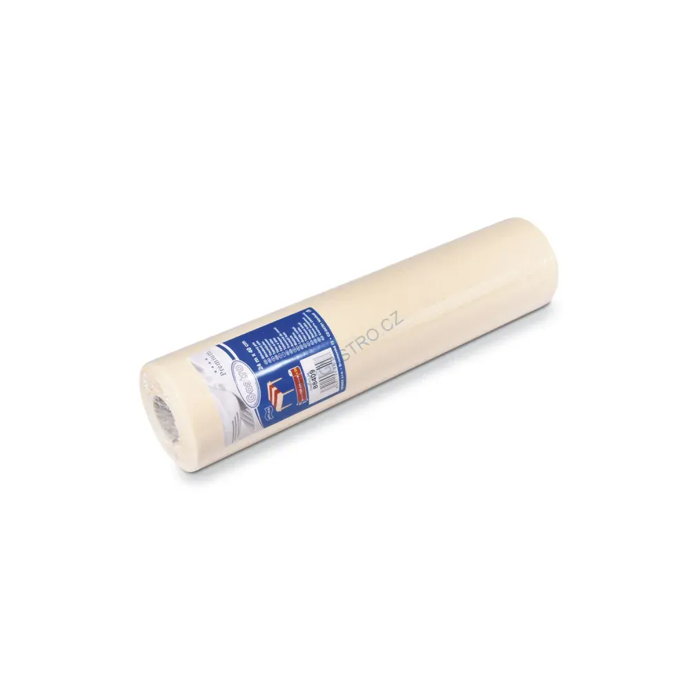 Středový pás PREMIUM na stoly perforovaný 24 x 0,40 m béžový [1 ks] (88409)