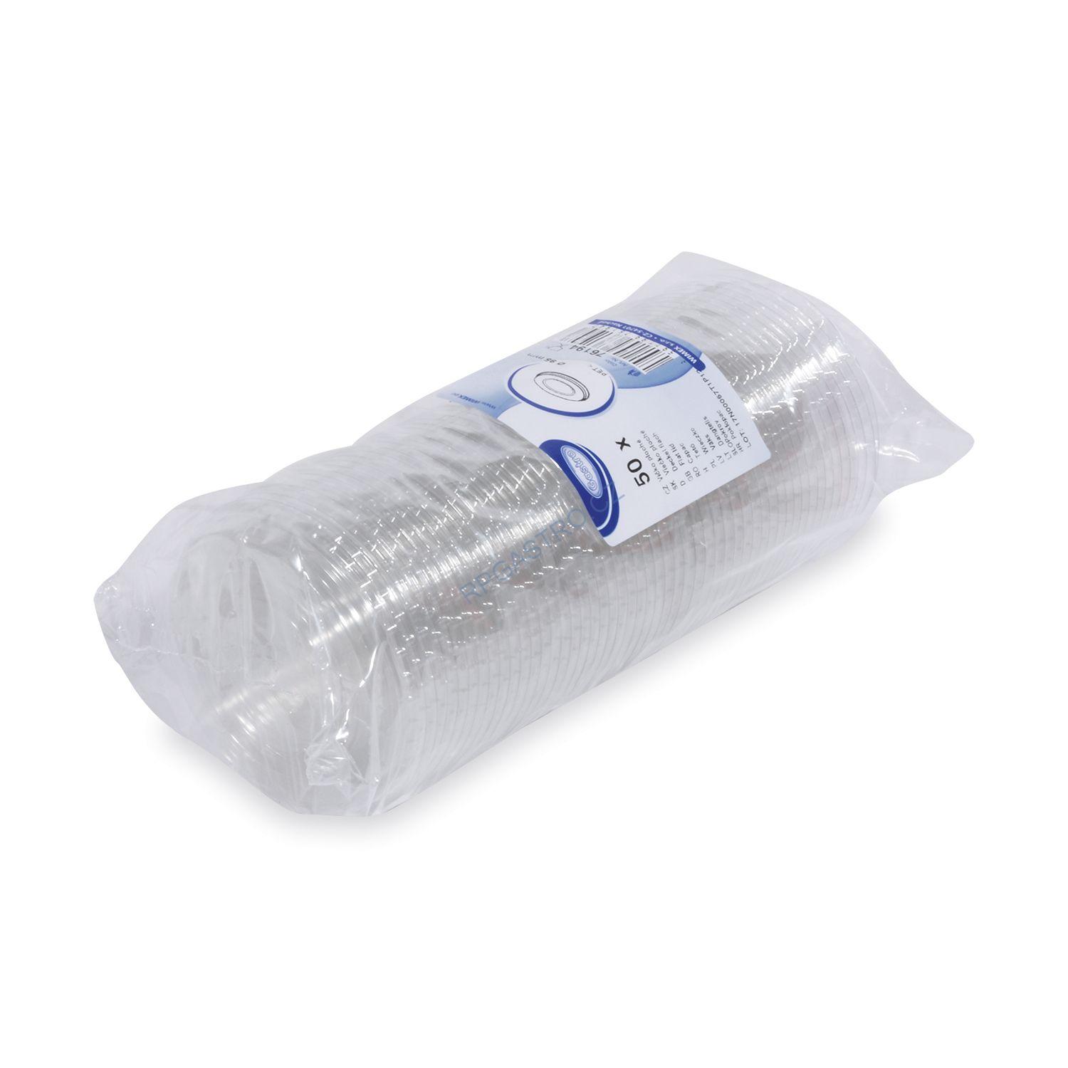 Víčko ploché pro PET kelímky Ø 95 mm [50 ks] (76194)(E64)