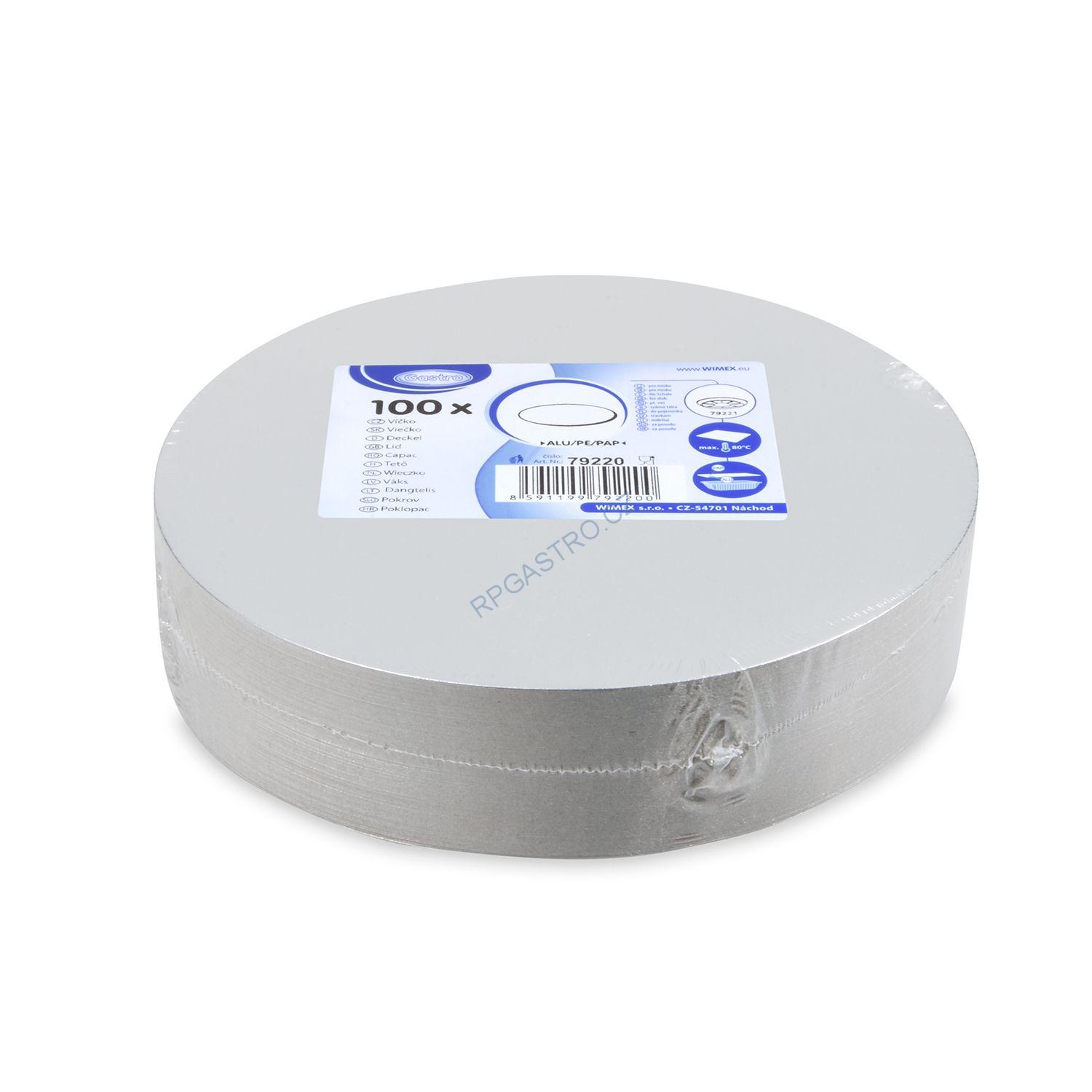 Víčko pro misku kulatou ALU č. 79221 [100 ks]  (79220)