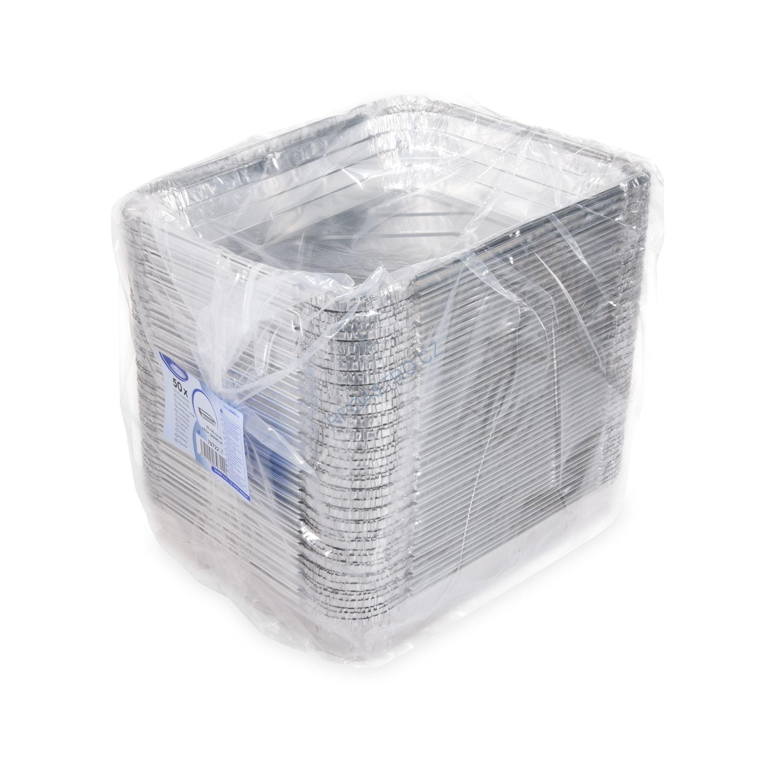 Mísa GASTRO 1/2 hranatá ALU 32 x 26 x 6 cm [50 ks] (79722)