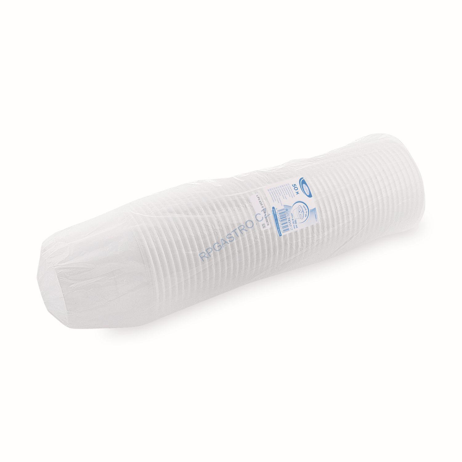 Polévková miska bílá (PP) 750 ml, Ø 127 mm [50 ks] (74317)