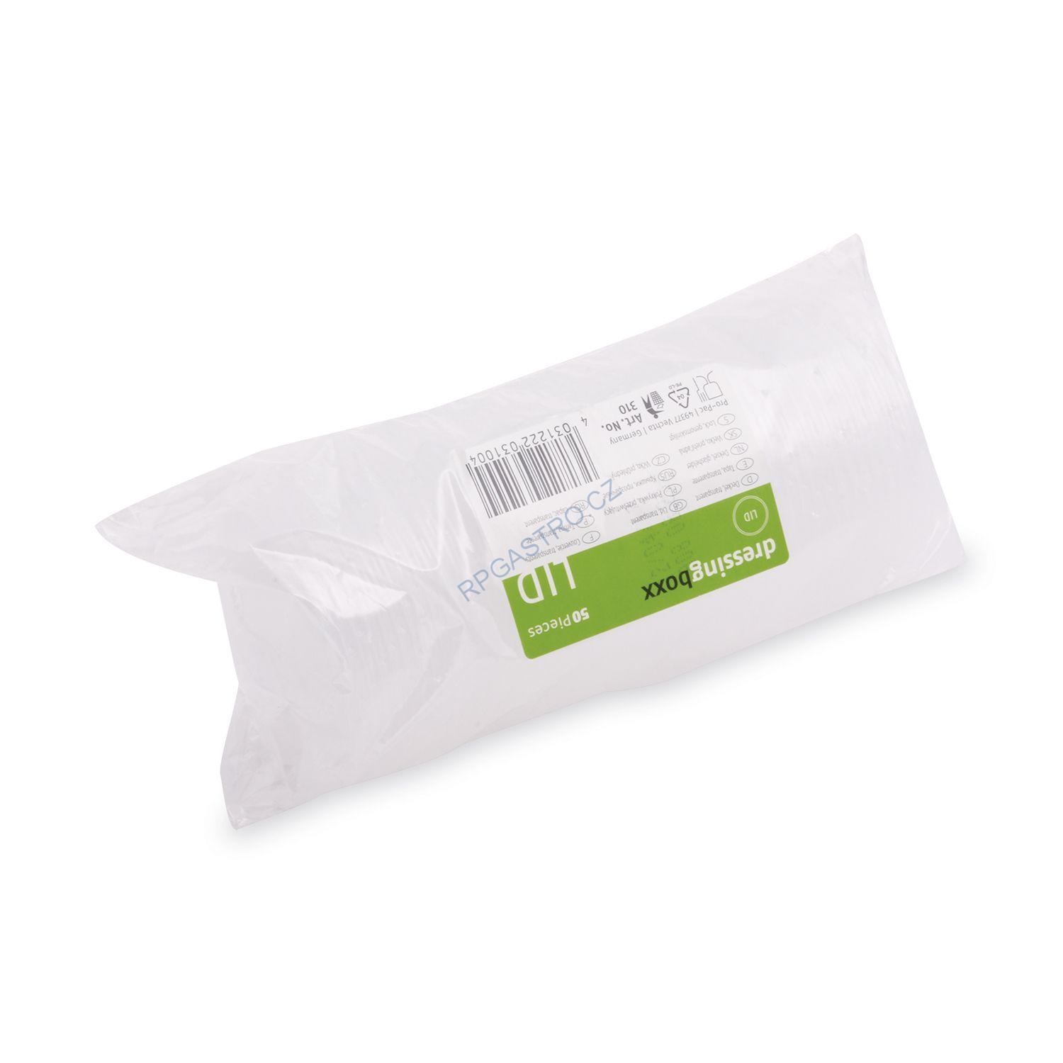 Víčko průhledné (PP) pro misku č. 74805-74812 [50 ks] (74800 - 4C)