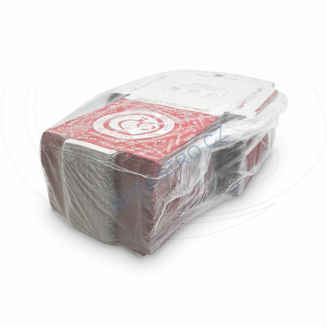 Krabice na pizzu z vlnité lepenky 20 x 20 x 3 cm [100 ks] (71920)