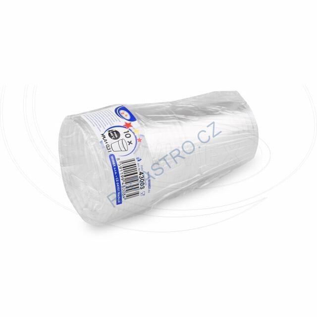 Kelímek průhledný 0,3 l (PLA) -BIO- (Ø 84 mm) [10 ks] (43003)