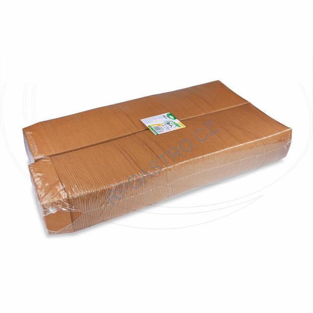 Papírové misky (FSC Mix) nepromastitelné, kraft (300 ml) 13,5 x 7 x 4,5 cm [250 ks] (48330)
