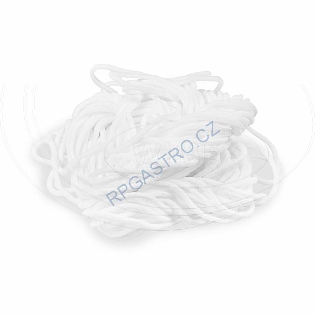 Pruženka k výrobě roušek, bílá (10 m, Ø 2 mm) [1 ks] (64999)