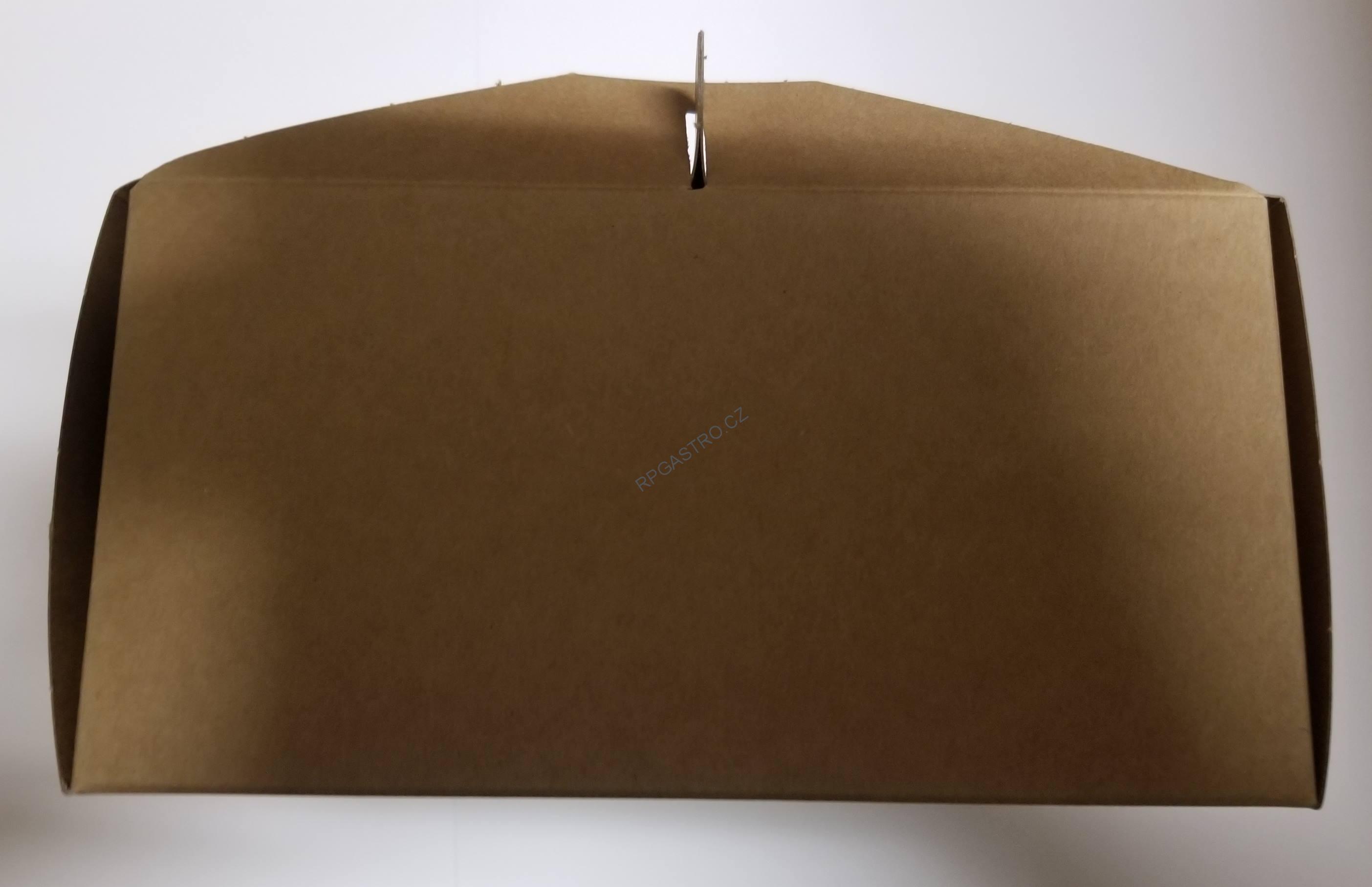 Nosič na zákusky malý kraft 18,5 x 15 x 9,5 cm [1 ks] (71705.19-11B , E11C)