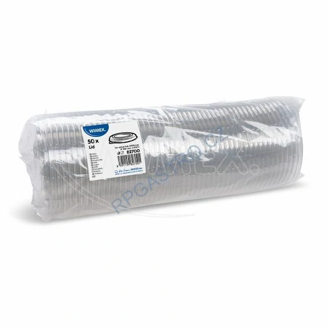 Víčko průhledné (rPET) pro papírové misky Ø150 mm [50 ks] (82700)