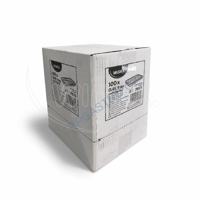Tác na gril hranatý ALU 34 x 22 cm [100 ks] (79075)