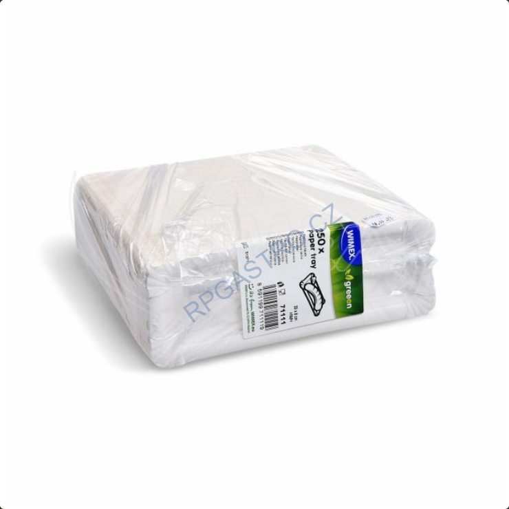 Papírové tácky 8 x 23 cm (100% celulóza) [250 ks] (71111)