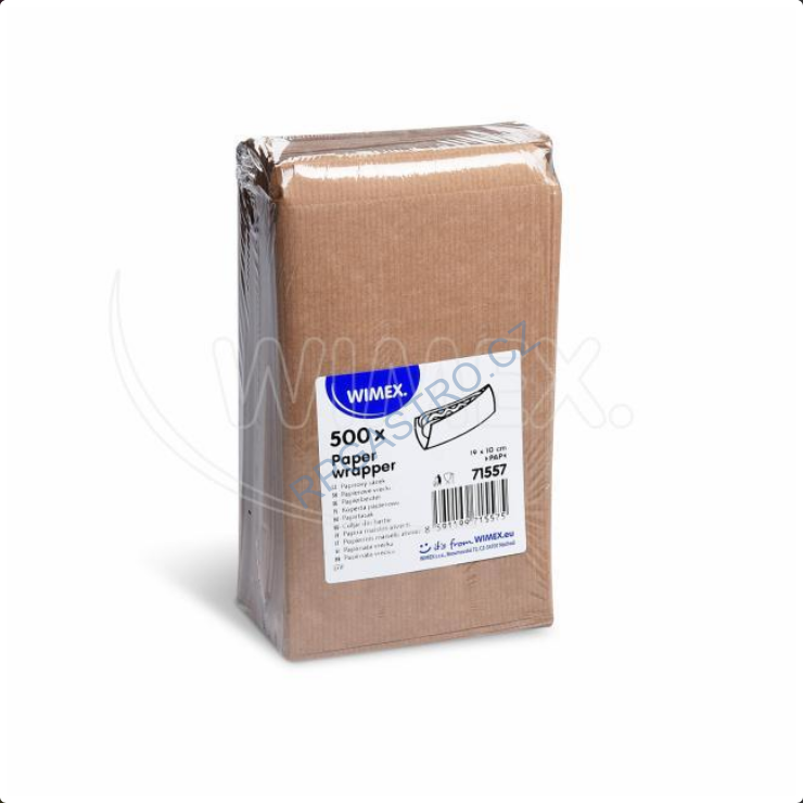 Papírové sáčky na hotdog hnědé 10 x 19 cm [500 ks] (71557)