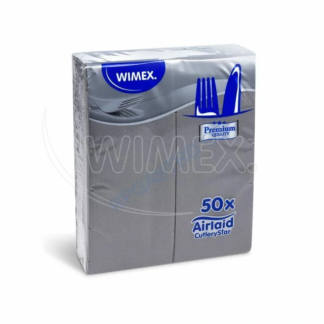 Ubrousky CutleryStar PREMIUM šedé 32 x 40 cm [50 ks] (89025)