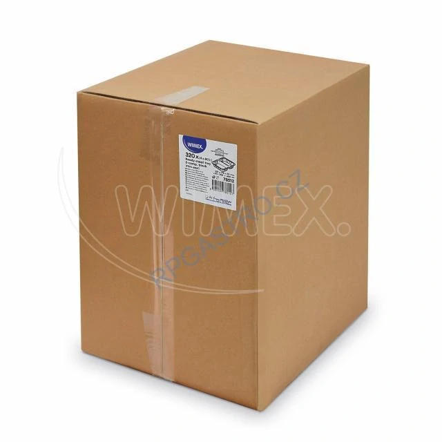 Menu mísa (PP) 2dílná černá 227 x 178 x 50 mm  1300ml (700 + 600 ml )[320 ks] (78512)